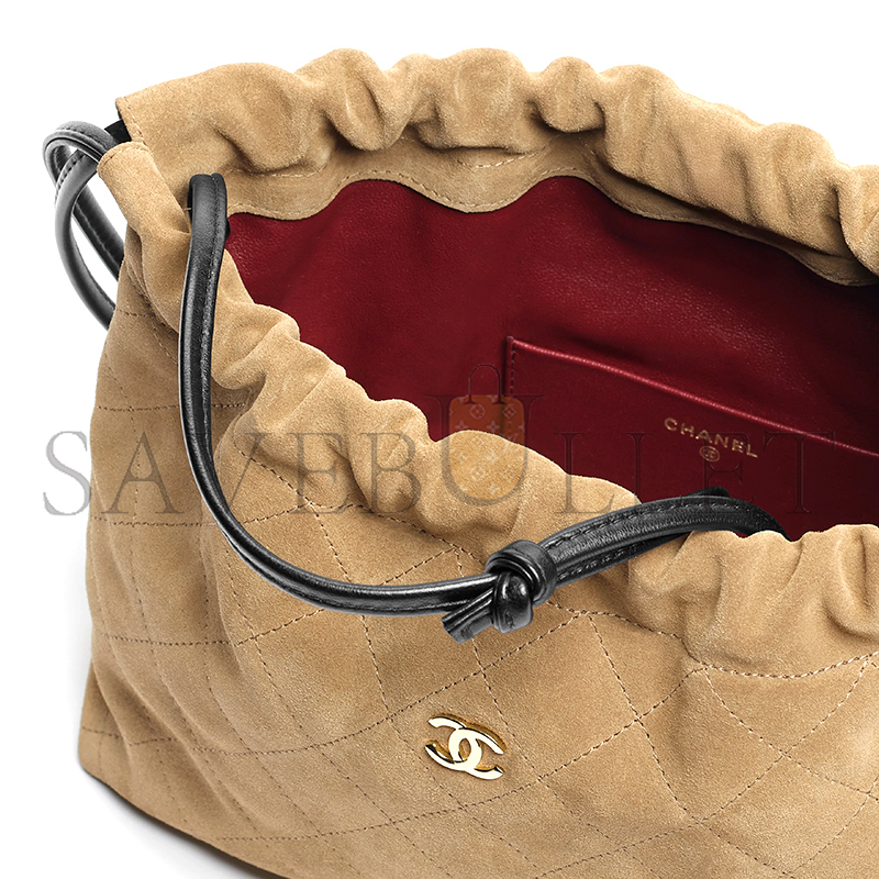 CHANEL CLUTCH WITH LEATHER STRAP AP5227 (22*17*8cm)